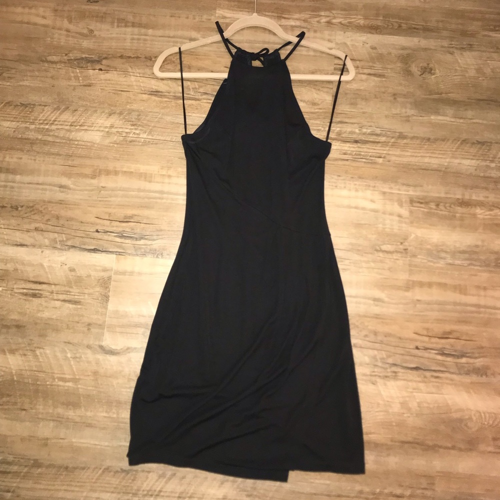 Black Halter Dress